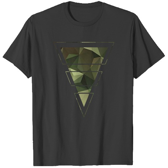 Camouflage triangle T-shirt