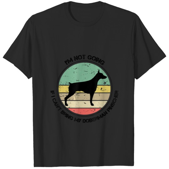 Discover Doberman Pinscher Funny Dog Dogs Retro Vintage Dob T-shirt
