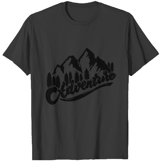 adventure mountains T-shirt
