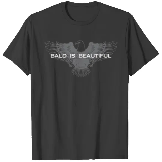 bald is beautiful eagle T-shirt