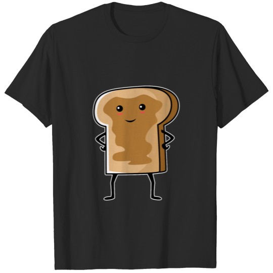 Humorous Matching Loaf Toasted Bread Vintage and r T-shirt