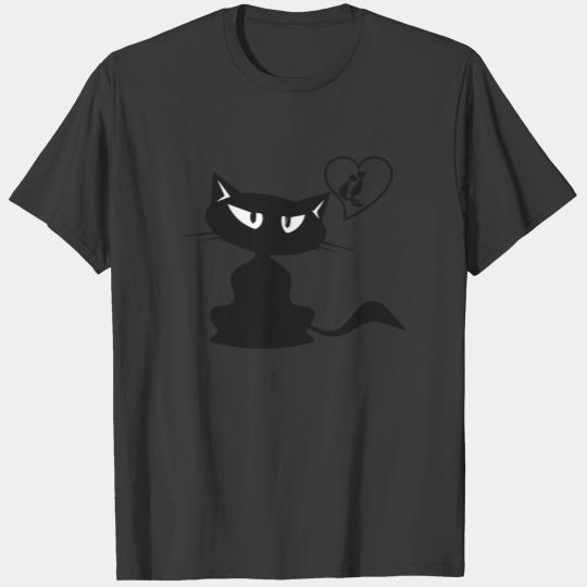 lonely cat T-shirt