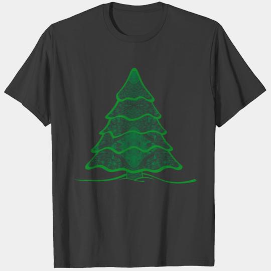 Christmas Tree Batik Motif T-shirt