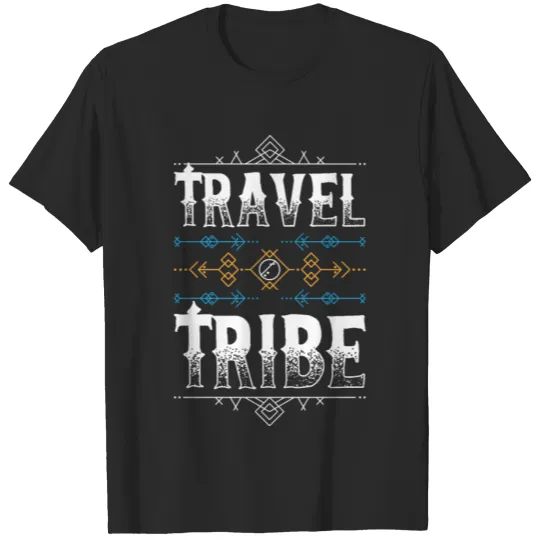 Discover Artistic Travel Graphic Design Travel Tribe T-shirt