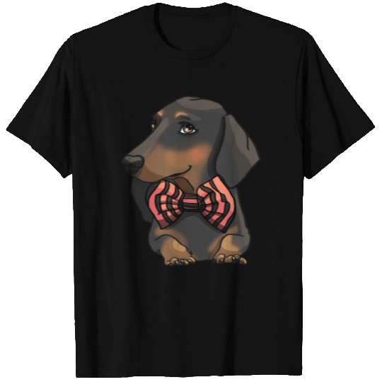 dachshund illustration, doxie disneyfication T-shirt