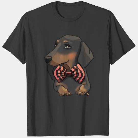 dachshund illustration, doxie disneyfication T-shirt