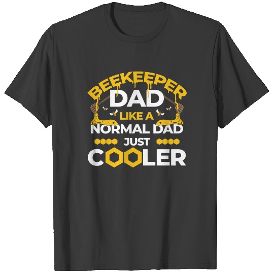 Beekeeper Dad Funny Beekeeping Gift T-shirt