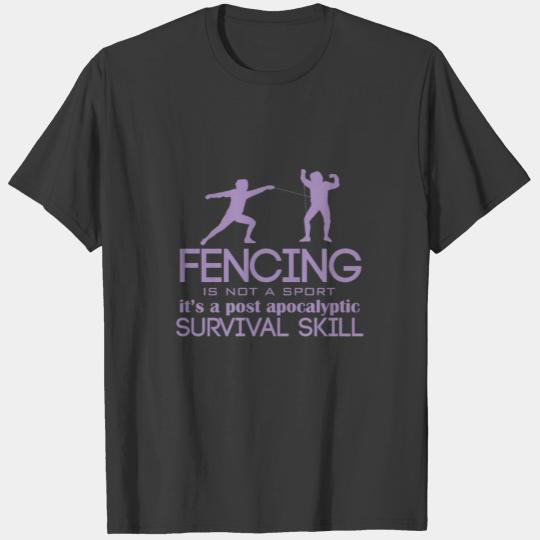 Fencing Combat Sports Play Enthusiast Combat Game T-shirt