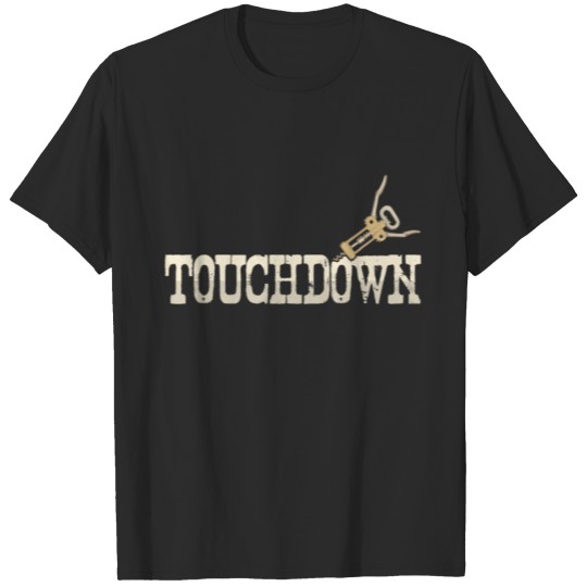 Discover Funny Football Touchdown Wine Bottle Opener Gifts T-shirt