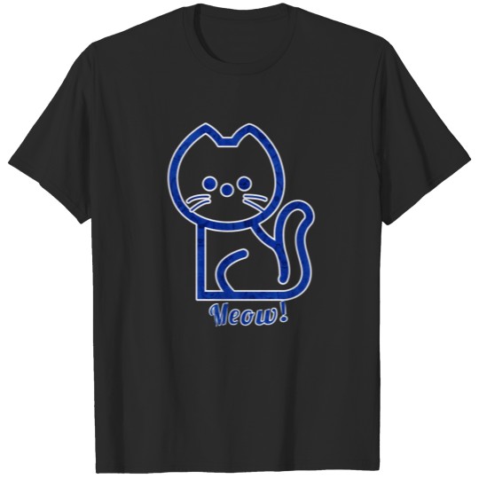 Discover Blue Kitty T-shirt
