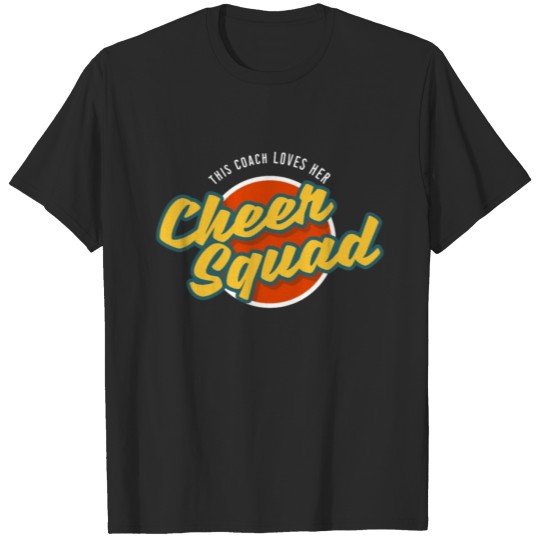 Discover This Coach Loves Her Cheer Squad I Cheerleader Coa T-shirt