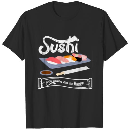 Discover Sushi asian cuisine eat gift T-shirt