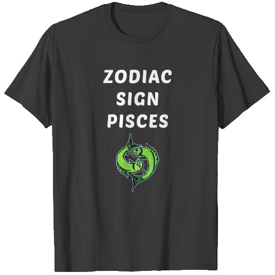 zodiac sign pisces T-shirt