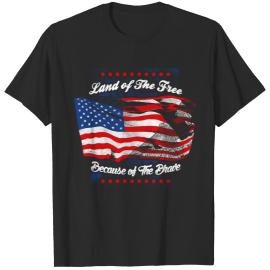 Discover Veteran Land Of The Free T-shirt