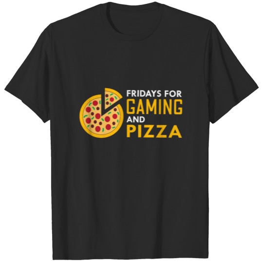 Discover Gaming Pizza Gift for Gamer Video Game Lovers T-shirt