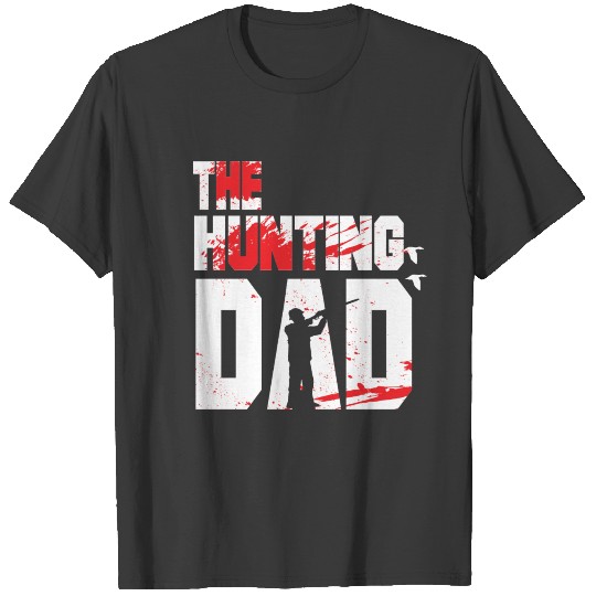 Hunting Dad Gift Idea Duck Hunting Rifle Weapon T-shirt