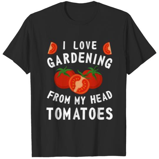 Discover Vegetable Gardener Gardening Lover Gift Funny Red T-shirt