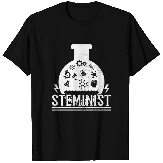 Steminist Science Technology Engineering Feminist T-shirt
