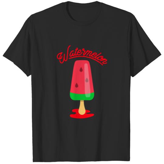 Watermelon water ice cream summer gift T-shirt
