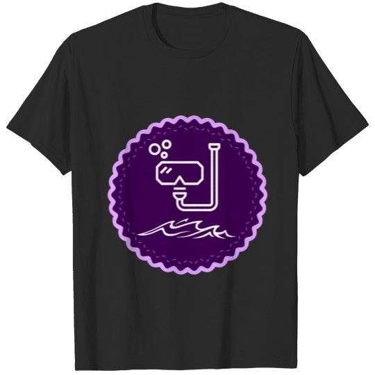 Discover Cool Snorkel Badge T-shirt
