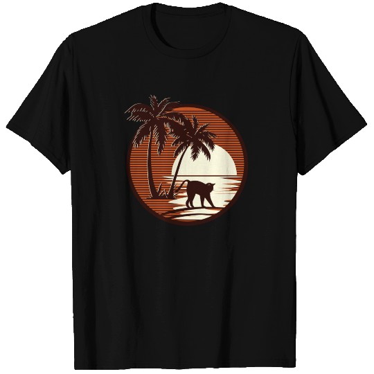Sunset Cat T-shirt