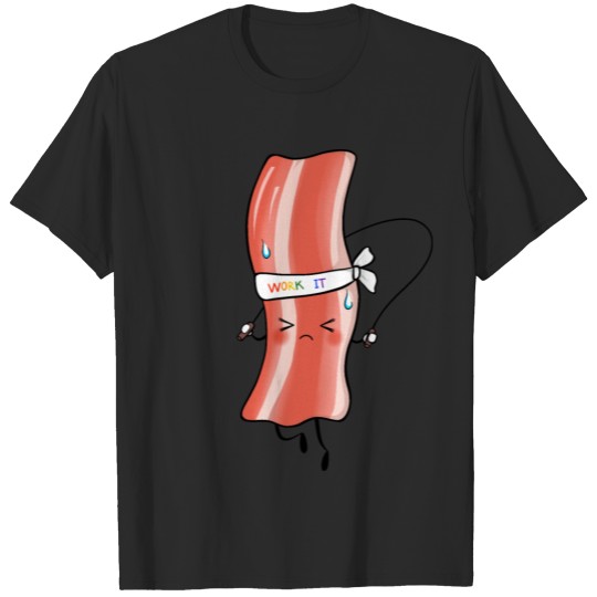 Discover Diet Bacon Jump Rope Edit T-shirt