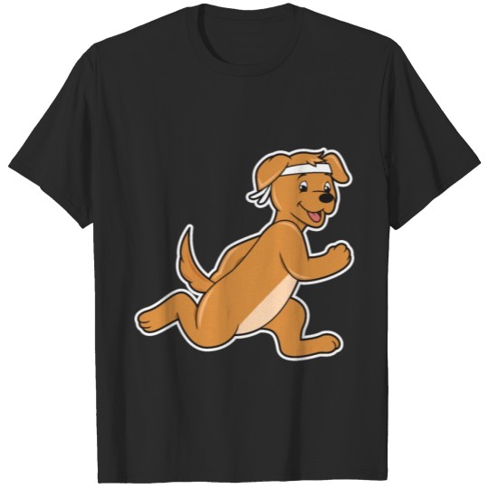Discover Running Dog for Runners and Fitness Enthusiasts T-shirt