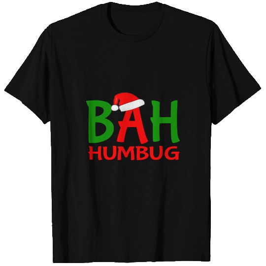 Bah Humbug Ebenezer Christmas Rich Grumpy Old man T-shirt