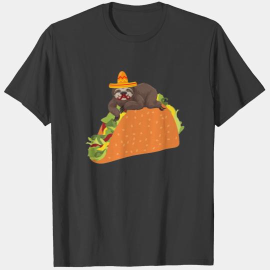 Cinco De Mayo Shirt Sloth Taco Funny Men Women Kid T-shirt