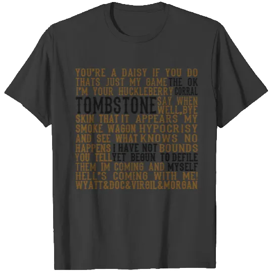 tombstone cast T-shirt