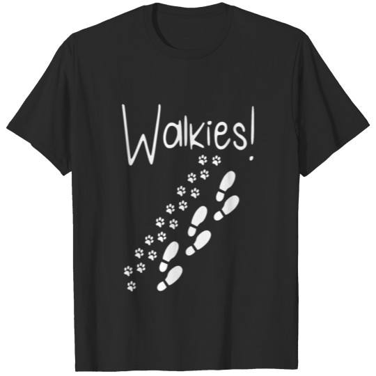 Discover Walkies Dog And Man T-shirt