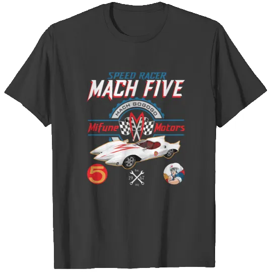 Speed Racer Mach 5 Mifune Motors T-shirt