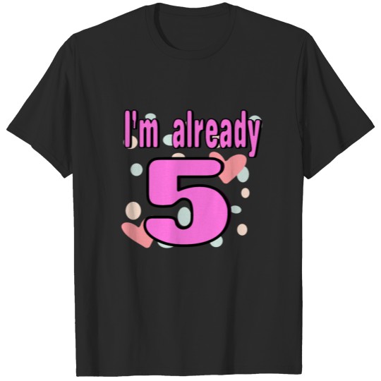 Discover 5th Birthday Party Gift Idea Age Five Gift Idea T-shirt