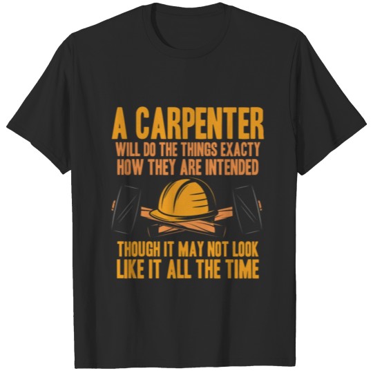 Discover Funny Carpenter Woodworker Shirt | Carpentry Gifts T-shirt