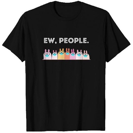 EW, People Funny Rabbit T-shirt