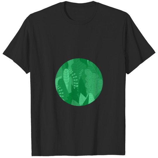 circle,nature,herb,tree,green T-shirt