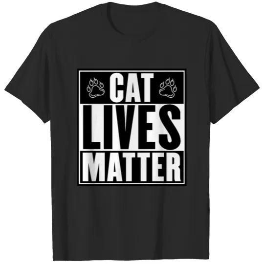 Cat Lives Matter Cotlover Shirt Gift for Mom & Dad T-shirt