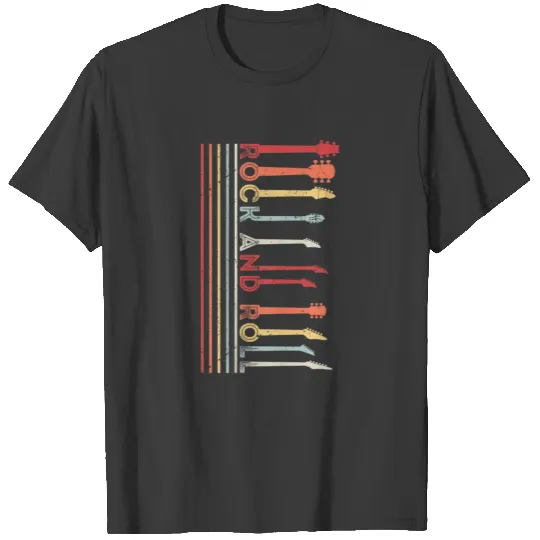 Classic Rock Roll Vintage Concert Band Cool Tee T-shirt