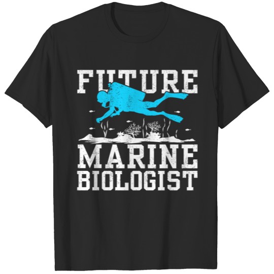 Discover Marine Biologist Ocean Reef Dive Study T-shirt