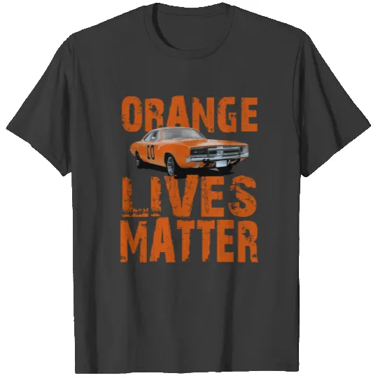 General Lee Dukes Of Hazzard Retro Orange Lives T-shirt
