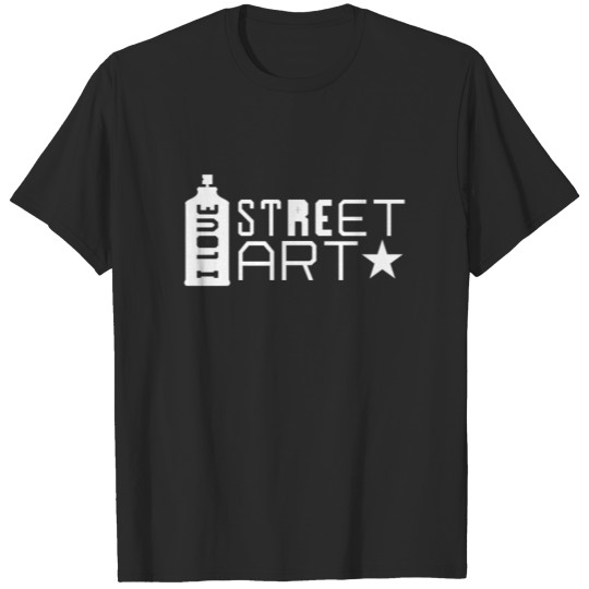Discover I love street art Streetart Artist Spray Graffiti T-shirt