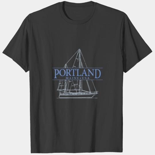 Portland Maine sailing T-shirt