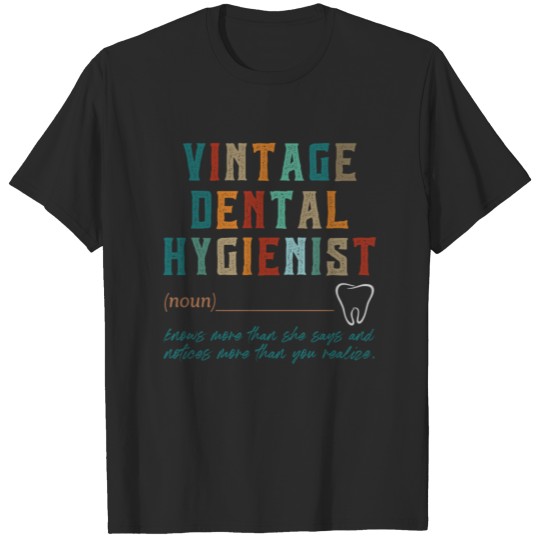 Discover Vintage Dental Hygienist T-shirt