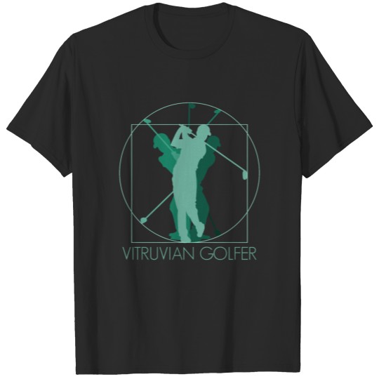 Discover Vitruvain Man Golf Golfer Caddy Golf ball T-shirt