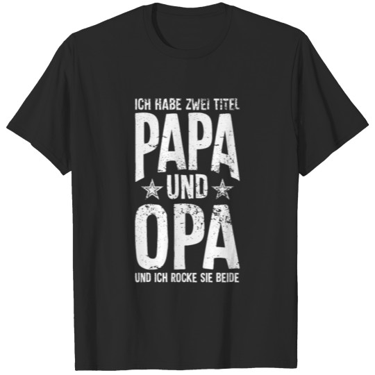 Discover Daddy Grandpa Father's Day Men's Day Birthday Chri T-shirt