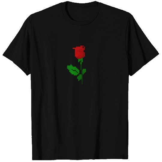 8 bit rose T-shirt