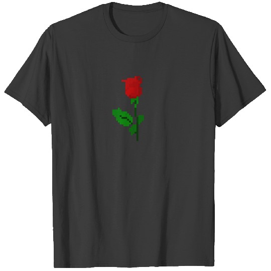 8 bit rose T-shirt