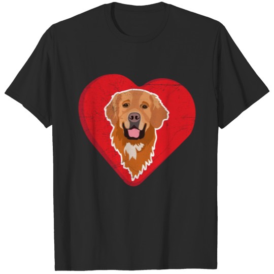 Discover Favorite Dogs Golden Retriever Love Gift Idea T-shirt