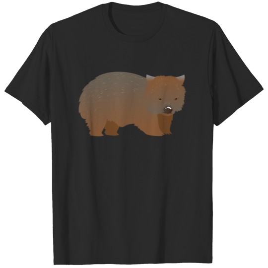 Discover Brown hairy nosed wombat T-shirt