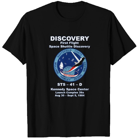 NASA Space Shuttle STS-41-D Vintage Crew Shirt T-shirt